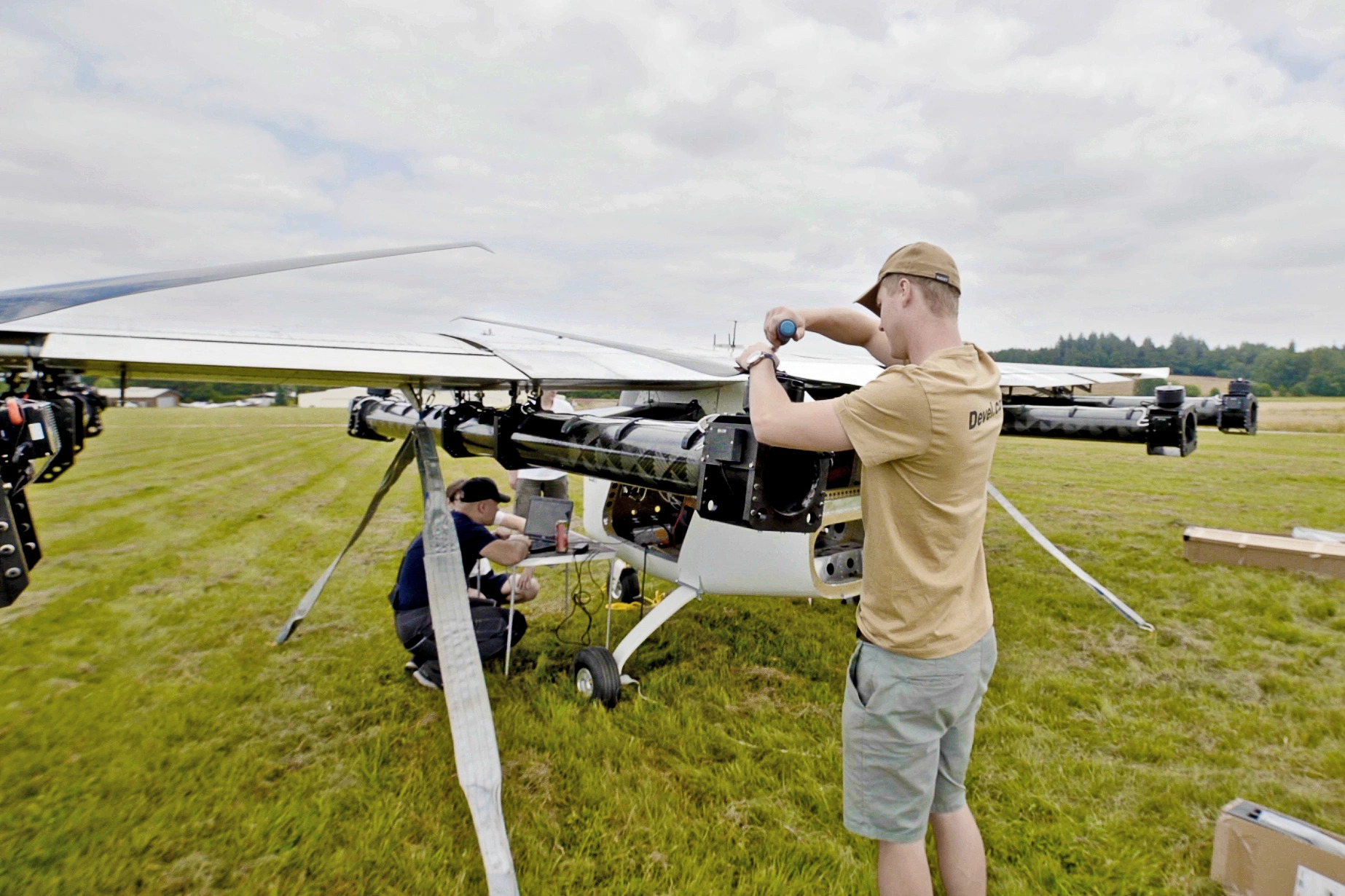 Zuri demonstrator being built for field testing Zuri demonstrator being built for field testing